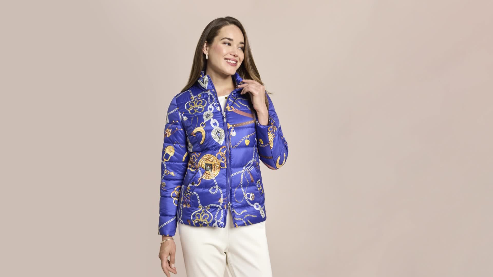 Alfredo Pauly Jacke bedruckt Modische Damenjacke bei HSE